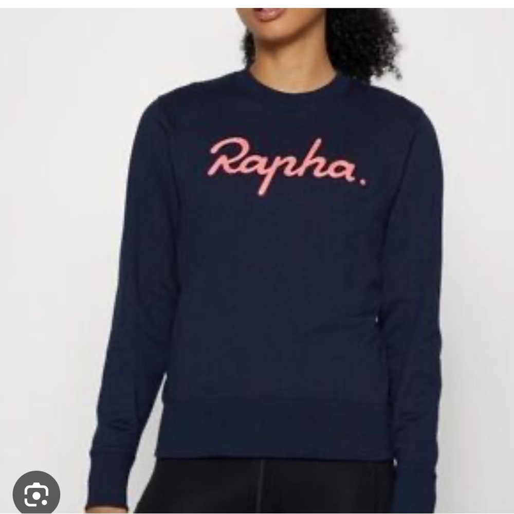 Rapha Dark Blue Women's Crew Neck Sweater